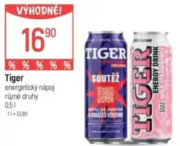 Globus Tiger energetický nápoj nabídka