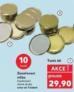 Kaufland Zavařovací víčka nabídka