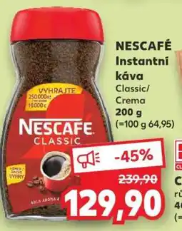 Kaufland NESCAFÉ instantní káva Classic, Crema nabídka