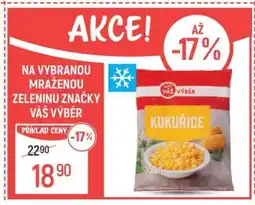 Globus Vybraná mražená zelenina značky Váš Výběr nabídka