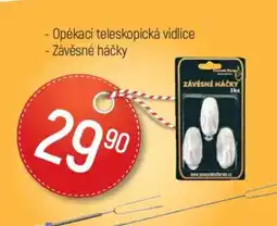 Globus Opékací teleskopická vidlice, Závěsné háčky nabídka
