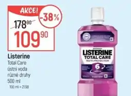 Globus Listerine Total Care ústní voda nabídka