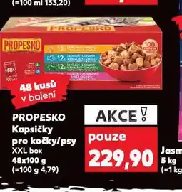 Kaufland Propesko kapsičky pro psy nabídka