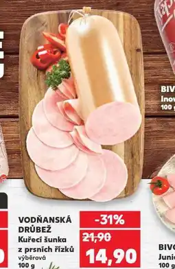 Kaufland Kuřecí šunka z prsních řízků nabídka