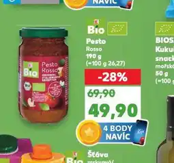 Kaufland Bio pesto nabídka
