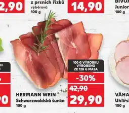 Kaufland Schwarzwaldská šunka nabídka