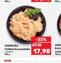 Kaufland Tuňáková pomazánka nabídka