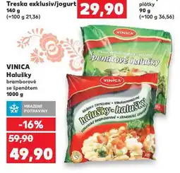 Kaufland Vivnica halušky nabídka