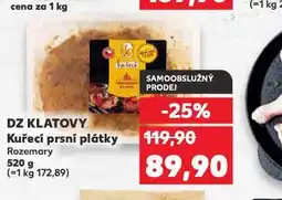 Kaufland Kuřecí prsní plátky nabídka