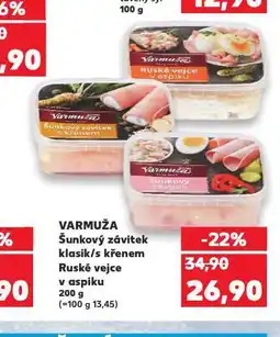 Kaufland Šunkový závitek klasik nabídka