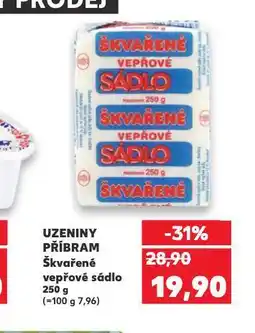 Kaufland Škvařené vepřové sádlo nabídka