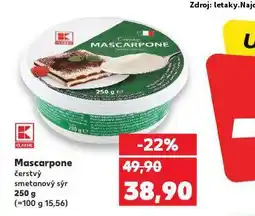 Kaufland Mascarpone nabídka