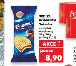 Kaufland Sedira romance sušenka s náplní nabídka