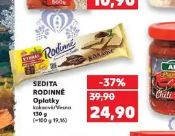 Kaufland Sedita rodinné oplatky nabídka