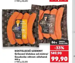 Kaufland Grilovací klobása od mistra nabídka