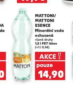 Kaufland Mattoni / mattoni esence ochucená nabídka