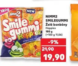 Kaufland Nimm2 smilegummi želé bonbony nabídka