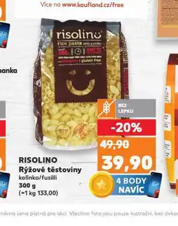 Kaufland Risolino rýžové těstoviny nabídka