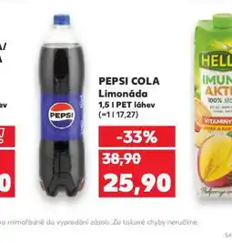 Kaufland Pepsi cola nabídka
