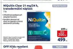 Benu Niquitin clear náplast nabídka