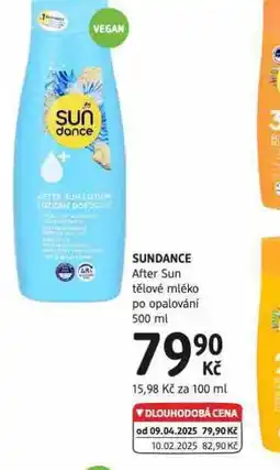 dm drogerie Sundance tělové mléko nabídka