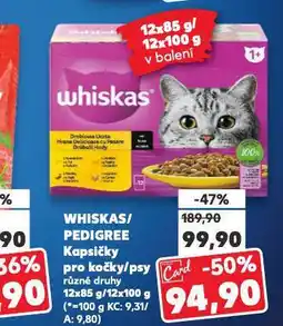 Kaufland Pedigree kapsičky pro psy nabídka