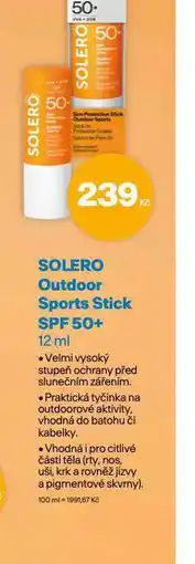 Benu Solero outdoor sports sticks spf 50+ nabídka