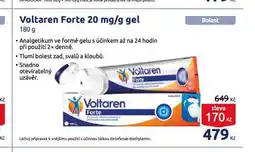 Benu Voltaren forte gel nabídka