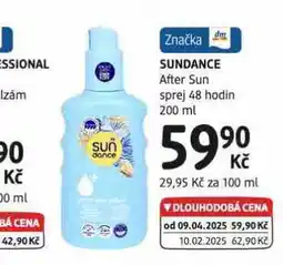 dm drogerie Sundance after sun sprej 48 hodin nabídka
