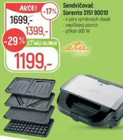 Globus Sendvičovač Sorento 3151 90010 nabídka