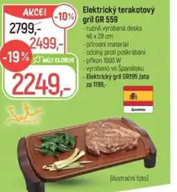 Globus Elektrický terakotový gril GR 559 nabídka