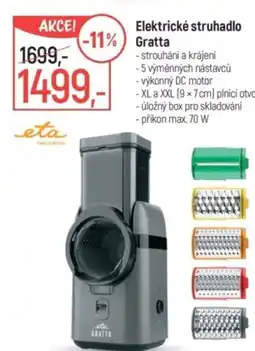 Globus Elektrické struhadlo Gratta nabídka