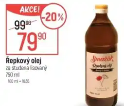 Globus Řepkový olej za studena lisovaný nabídka