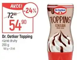 Globus Dr. Oetker Topping nabídka
