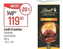 Globus Lindt Creation čokoláda nabídka