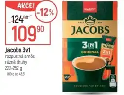 Globus Jacobs 3v1 rozpustná směs nabídka