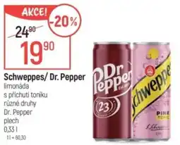 Globus Schweppes/ Dr. Pepper nabídka