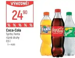 Globus Coca-Cola Sprite, Fanta nabídka
