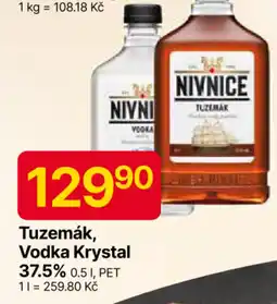 Hruška Tuzemák, Vodka Krystal 37.5% nabídka