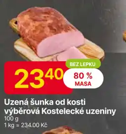 Hruška Uzená šunka od kosti výběrová Kostelecké uzeniny nabídka