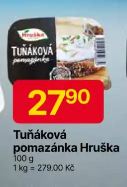 Tuňáková pomazánka Hruška