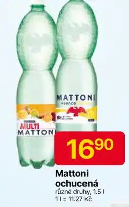 Hruška MATTONI ochucená nabídka
