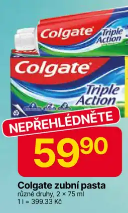 Hruška COLGATE zubní pasta nabídka