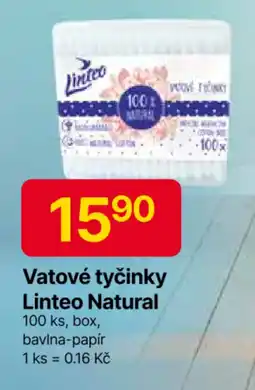Hruška Vatové tyčinky Linteo Natural nabídka