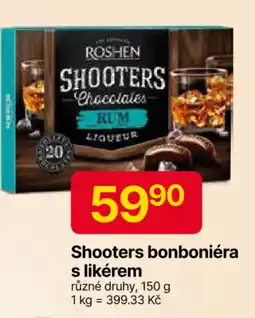 Shooters bonboniéra s likérem