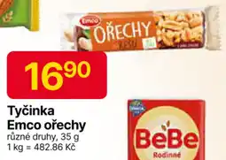 Hruška Tyčinka Emco ořechy nabídka