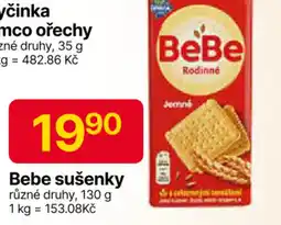Hruška Bebe sušenky nabídka