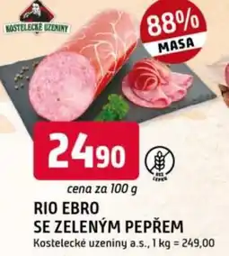 Trefa Rio Ebro se zeleným pepřem nabídka