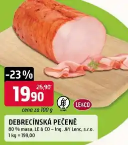 Trefa Debrecínská pečeně nabídka