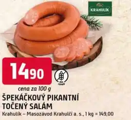 Trefa Špekáčkový Pikantní točený salám nabídka